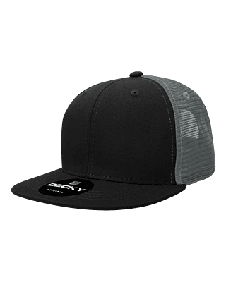 Decky 5010 - Kids Youth Trucker Hat, Flat Bill Snapback Cap Decky 5010 - Kids Youth Trucker Hat, Flat Bill Snapback Cap