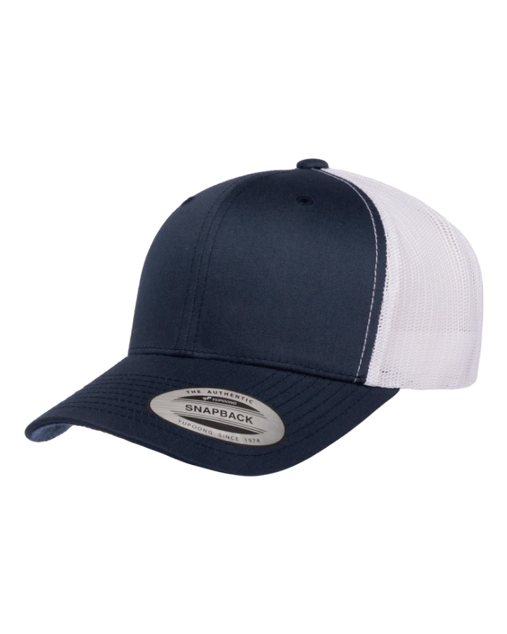 Yupoong 6606 6-Panel Coyote Navy/White Yupoong 6606 6-Panel Coyote Navy/White