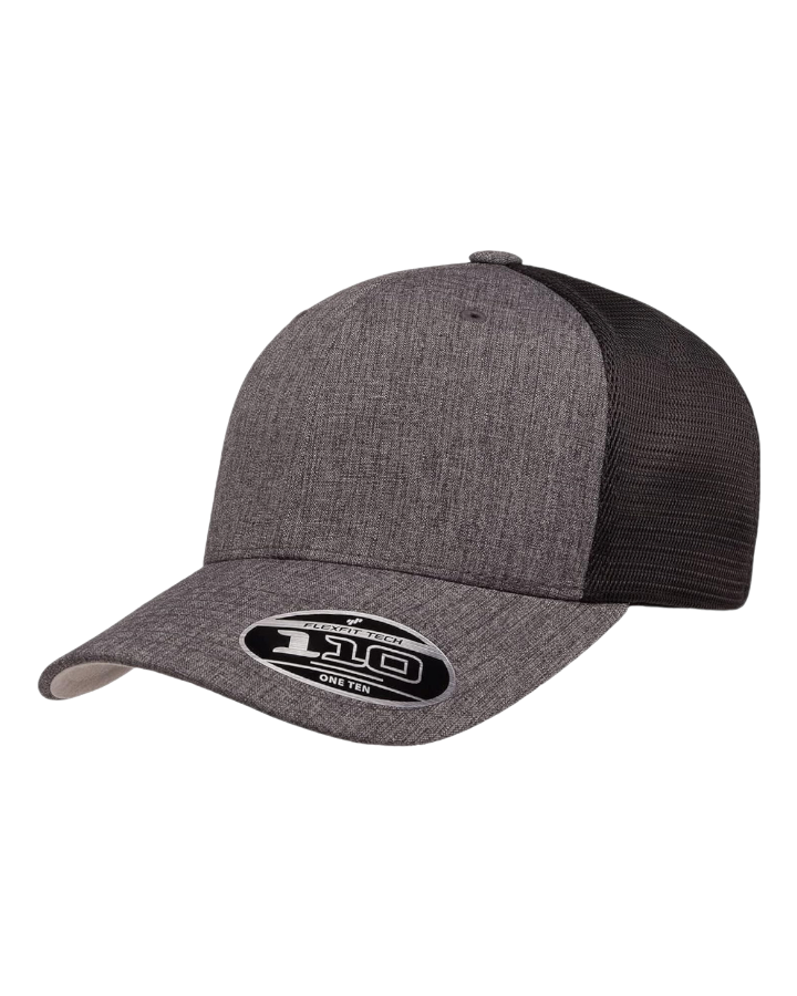 FlexFit Tech 110 Trucker Heather Grey/Black FlexFit Tech 110 Trucker Heather Grey/Black