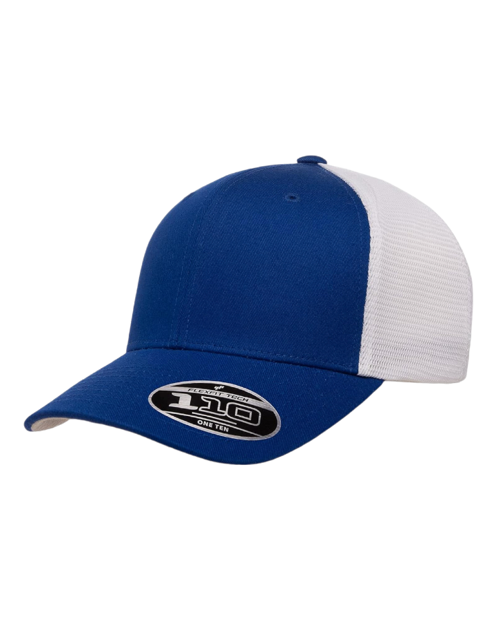 FlexFit Tech 110 Trucker Royal Blue/White FlexFit Tech 110 Trucker Royal Blue/White