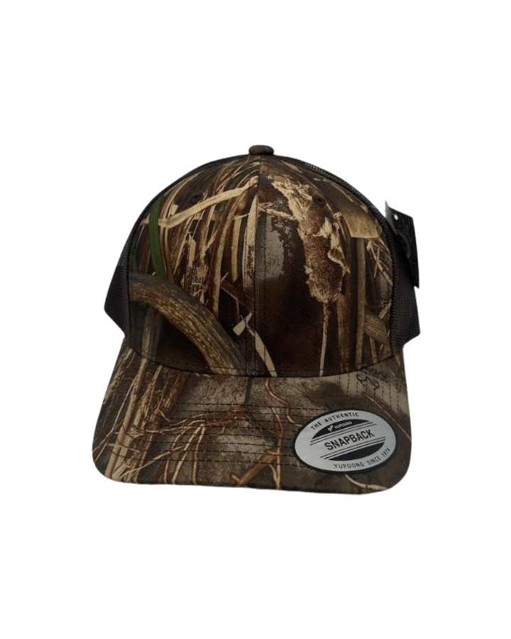 Yupoong 6606 6-Panel Duck Camo/Black Yupoong 6606 6-Panel Duck Camo/Black