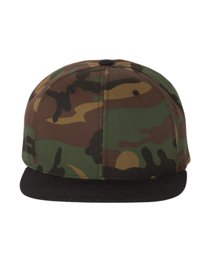 Yupoong 6089M Premium Snapback Camo/Black Yupoong 6089M Premium Snapback Camo/Black