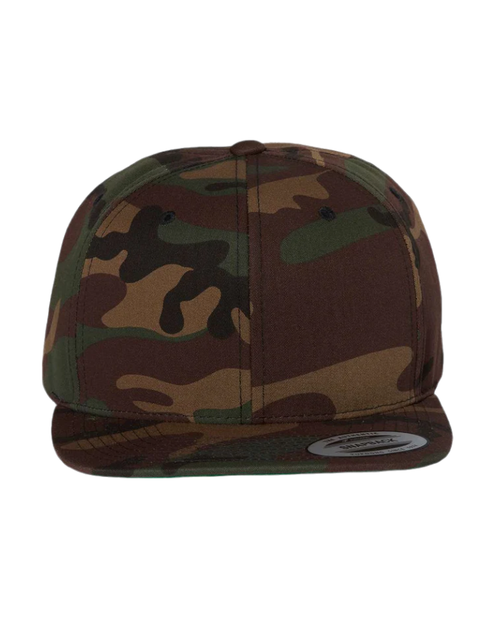 Yupoong 6089M Premium Snapback Green Camo Yupoong 6089M Premium Snapback Green Camo
