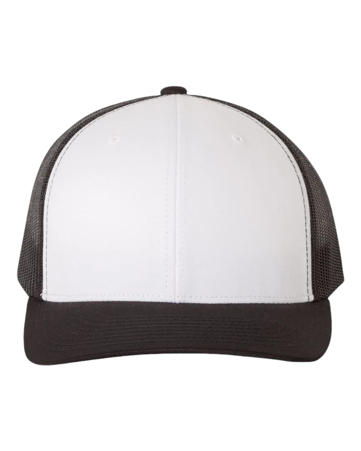 Yupoong 6606 6-Panel Black/White/Black Yupoong 6606 6-Panel Black/White/Black
