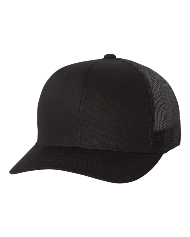 Yupoong 6606 6-Panel Black Yupoong 6606 6-Panel Black