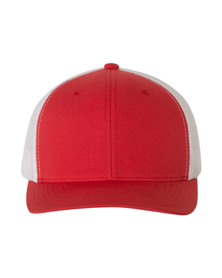 Yupoong 6606 6-Panel Red/White Yupoong 6606 6-Panel Red/White