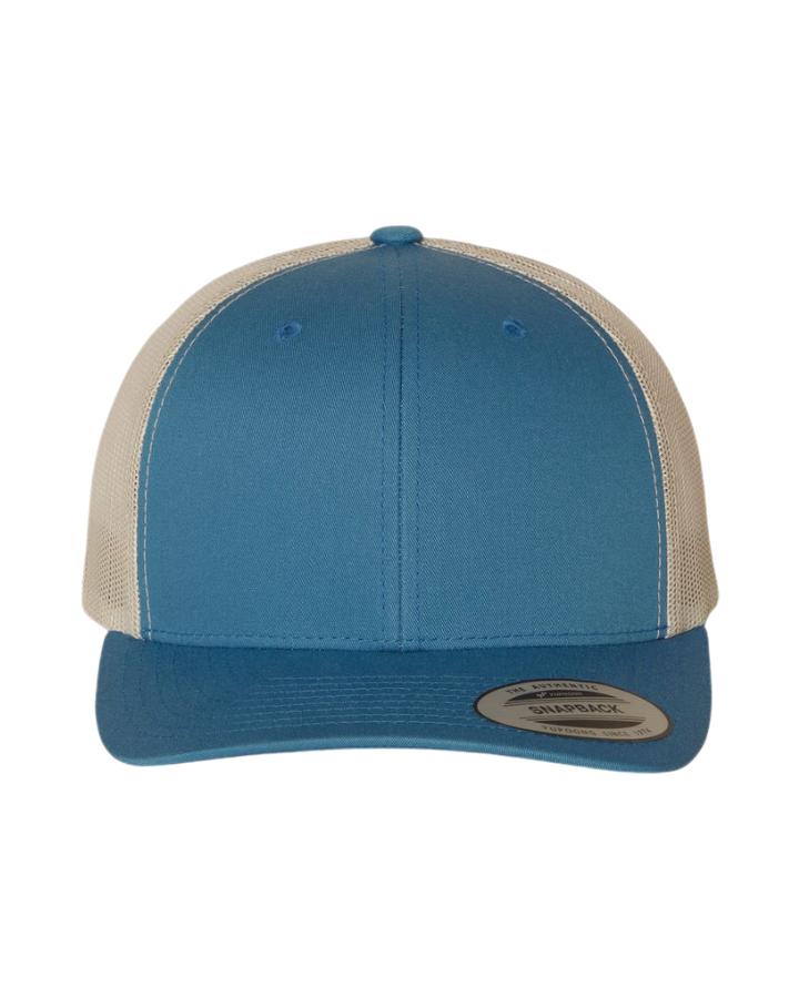 Yupoong 6606 6-Panel Steel Blue/Silver Yupoong 6606 6-Panel Steel Blue/Silver