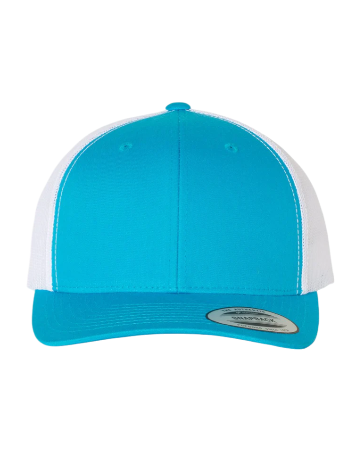 Yupoong 6606 6-Panel Rustic Turquoise/White Yupoong 6606 6-Panel Rustic Turquoise/White