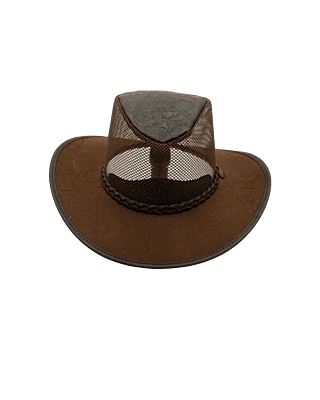 Arenas Bros Leather Mesh Brown Edge