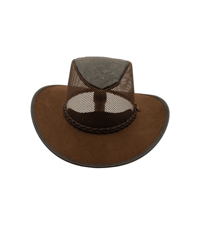 Arenas Bros Leather Mesh Brown Edge Arenas Bros Leather Mesh Brown Edge