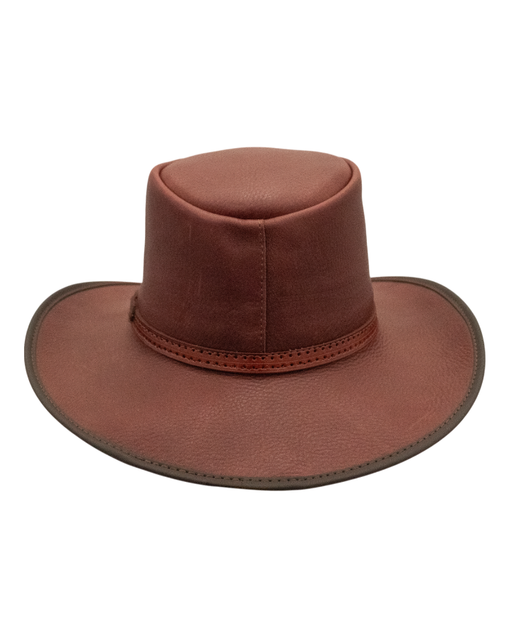 Arenas Bros Leather crusher Red Brown Arenas Bros Leather crusher Red Brown